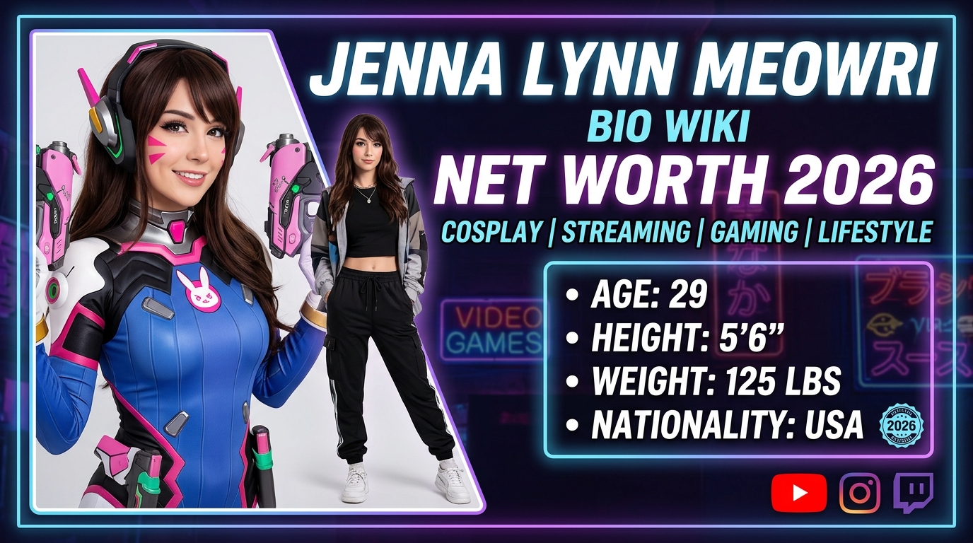 Jenna Lynn Meowri Net Worth, Age, Height, Weight, Family Bio Wiki 2026